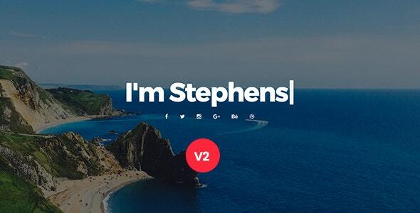 Stephens - Personal Portfolio Joomla Template