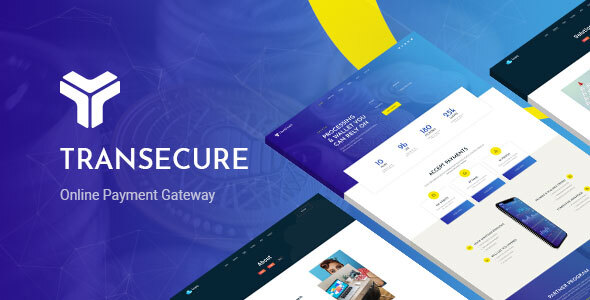 Transecure - Online Payment Gateway WordPress Theme product preview