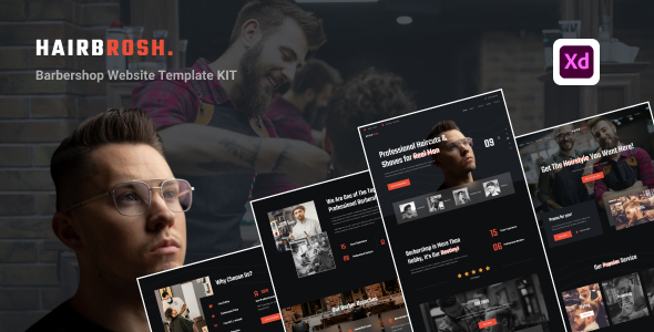 Hairbrosh - Barbershop Website Template