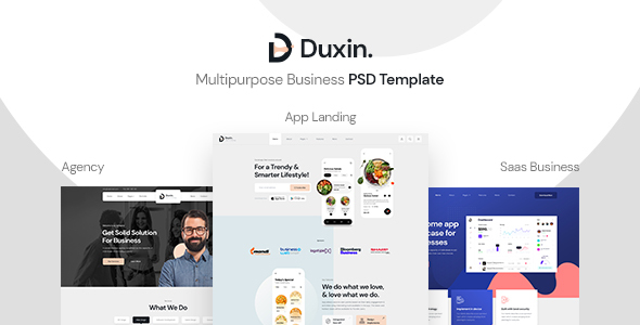 Duxin - Multipurpose Business PSD Template