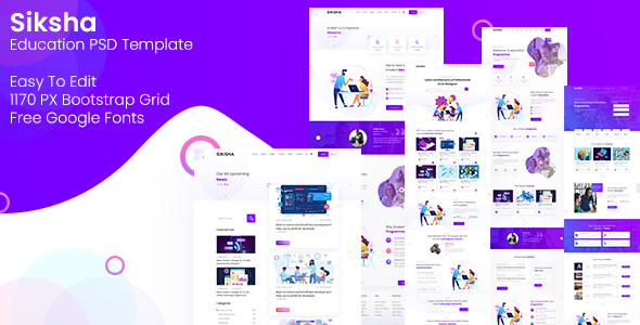 Siksha- Education PSD Template