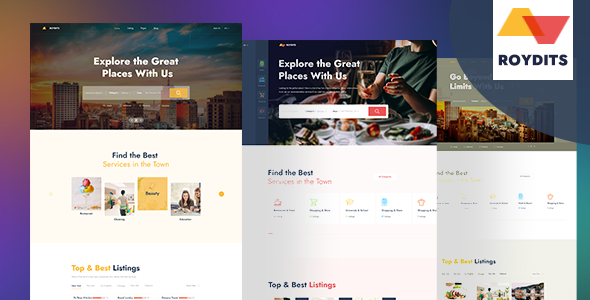 Roydits - Directory Listing PSD Template