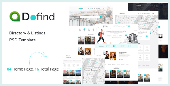 Dofind — Multipurpose Directory Listing PSD Template