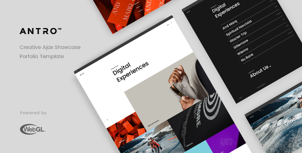 Antro - Creative Portfolio HTML Template