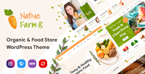 NativeFarm - Organic & Healthy Food WordPress Theme