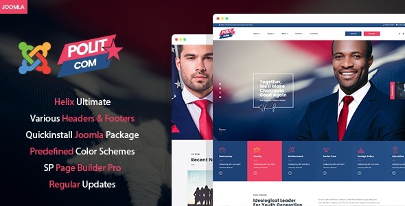 Polytico - Political And NGO Joomla 6 Template | Politician