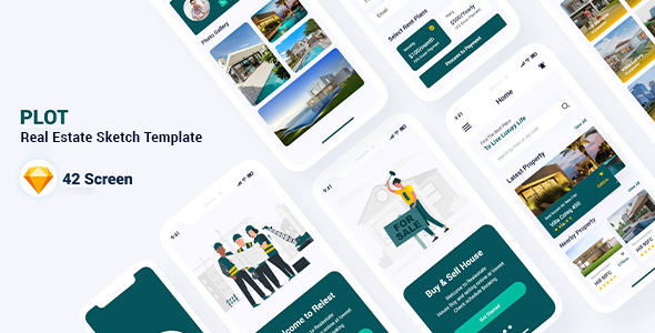 Plot - Real Estate Sketch Template