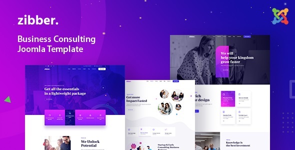 Zibber - Business Consulting Joomla 6 Template