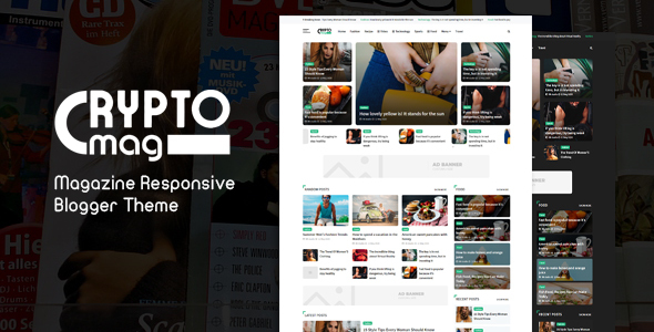 Crypto Mag - Magazine Responsive Blogger Theme