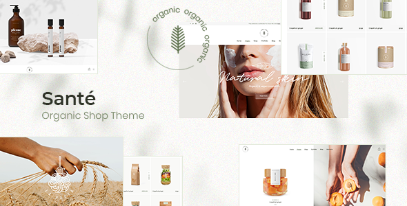 Santé - Organic Shop WordPress Theme