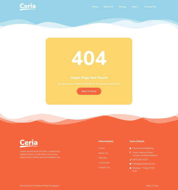 Ceria - Kindergarten & Pre-School Elementor Template Kit