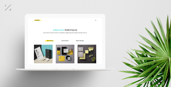 MAKO - Creative Agency Portfolio Muse Template