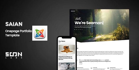 Saian - Creative Portfolio Joomla 4 Template