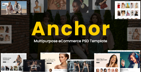 Anchor - Multipurpose eCommerce PSD Template