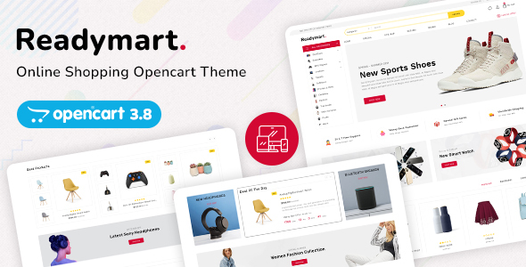 Preview image for Readymart - Multipurpose Electronics Ecommerce OpenCart Theme