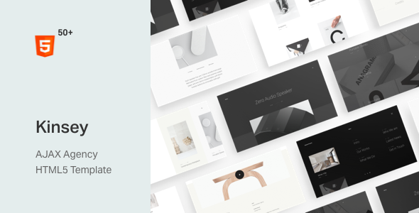 Preview image for Kinsey – AJAX Agency HTML5 Template