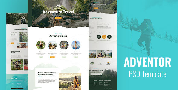 Adventor - Travel Shop PSD