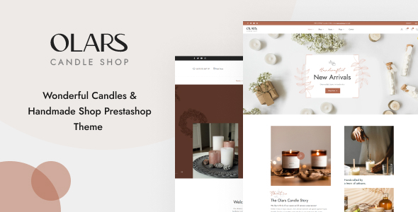 Product preview supplied for Leo Olars - Candles And Handmade Shop Prestashop Theme
