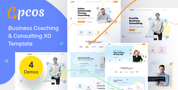 Cpcos – Business Coaching & Consulting XD Template listing image