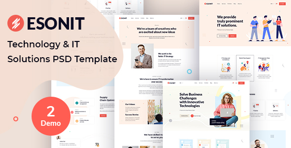 ESONIT- Technology & IT Solutions PSD Template