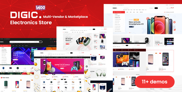 Digic – Electronics Store WooCommerce WordPress Theme with AI