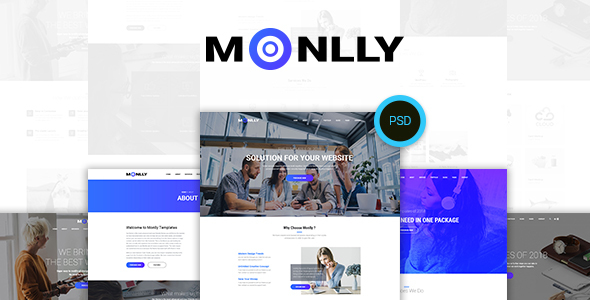 Monlly - Multi-Purpose PSD Template listing image