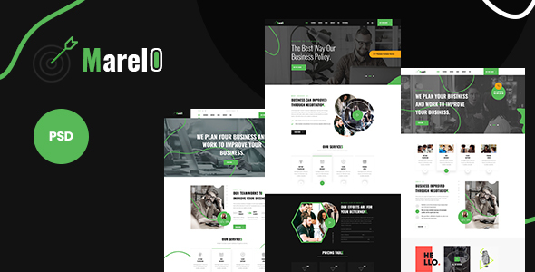 Preview image for Marelo - Business PSD Template