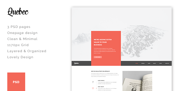 Quebec - Multi-Concept PSD Theme