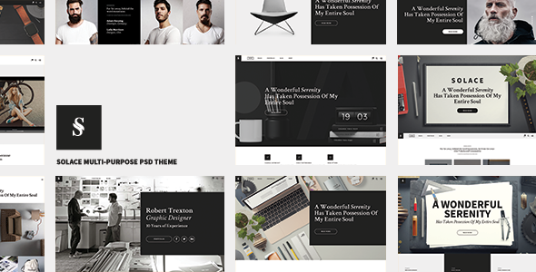 Solace - Multi-Concept PSD Template