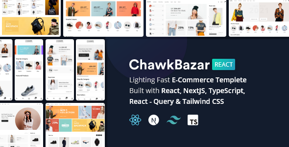 ChawkBazar - Ecommerce Lifestyle and Fashion Store React Next Template listing image