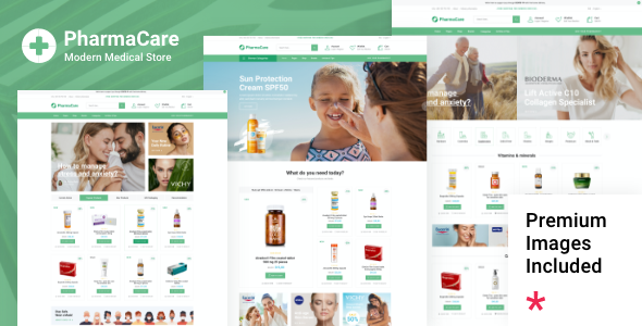 PharmaCare - Pharmacy and Medical Store WordPress Theme