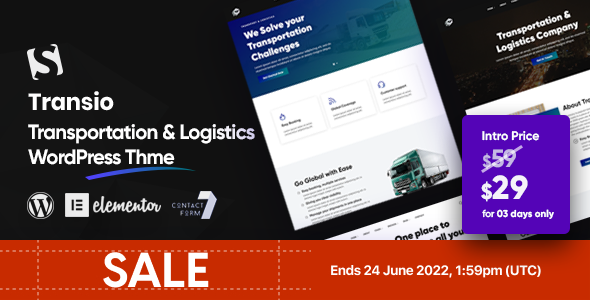 Transio - Transportation & Logistics WordPress Theme