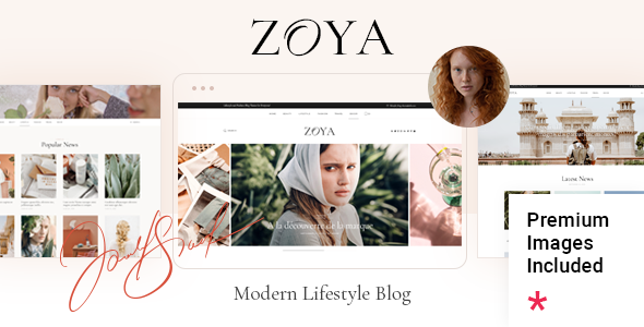 Zoya - Lifestyle Blog WordPress Theme