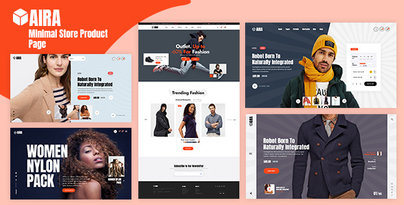 Aira - WooCommerce Hero Slider XD Template