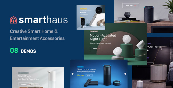 Leo Smarthaus Smart Devices & Entertainment Prestashop Theme product preview