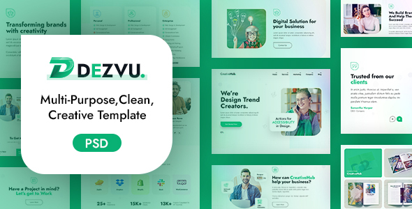 Dezvu UI | PSD Template