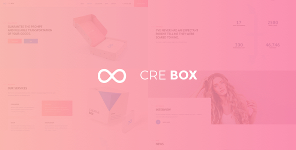 Preview image for Crebox – One Page Cargo Sketch Template