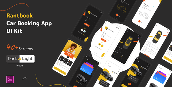 Rantbook - Car booking App Ui Kit product preview