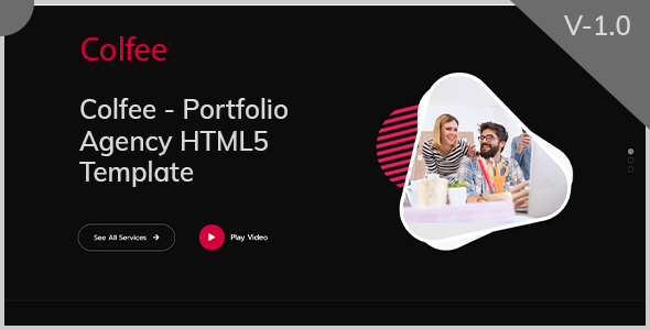 Preview image for Colfee | Portfolio Agency One Page HTML5 Template