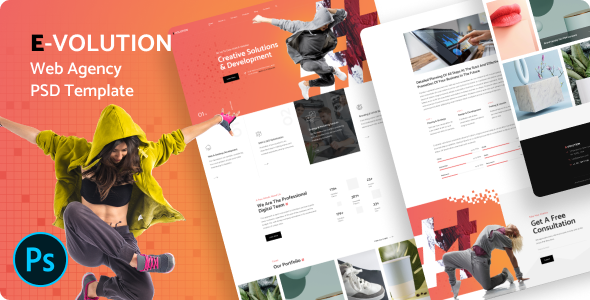 E-Volution - Web Agency PSD Template