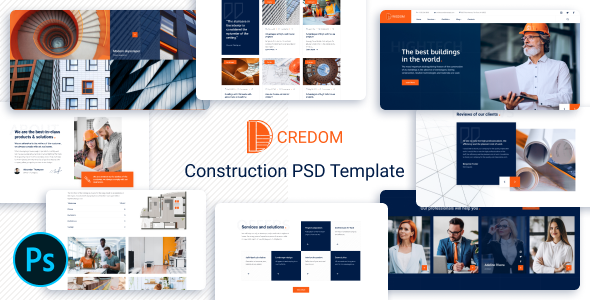 Credom - Construction PSD Template