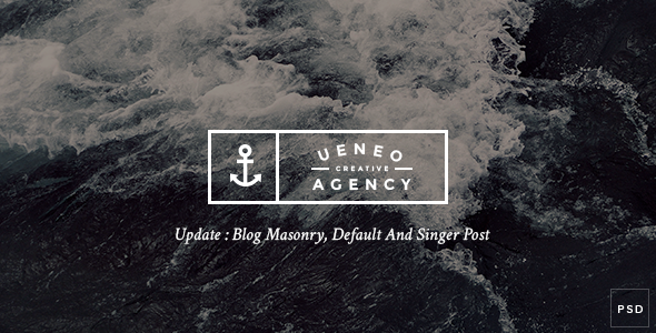 Ueneo - Creative One Page PSD Template
