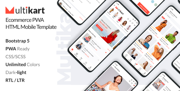 Multikart - Ecommerce PWA Mobile HTML Template