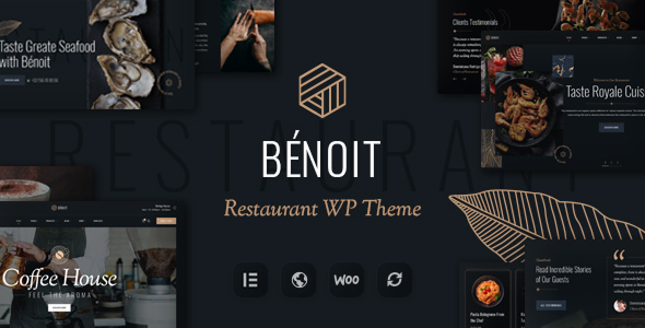Preview image for Benoit - Restaurants & Cafes WordPress Theme
