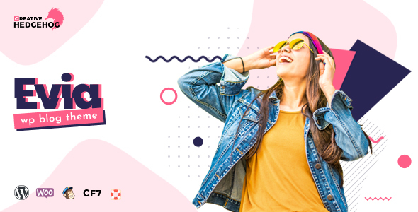 Evia - a Responsive Blog Theme for WordPress product preview