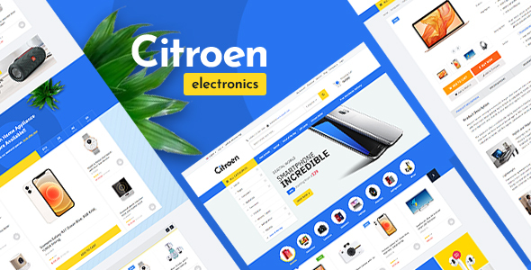 Preview image for Citroen - Electronics Store HTML Template