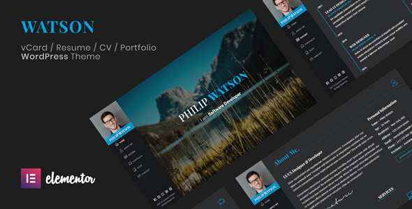 Preview image for Resume Theme