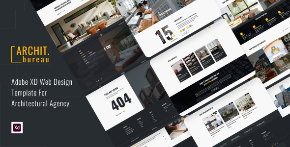 Archit.bureau- Architecture Adobe XD Template
