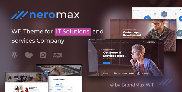 NeroMax - Technology and IT Solutions WordPess Theme product preview