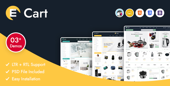 Preview image for ECart - Responsive PrestaShop Theme